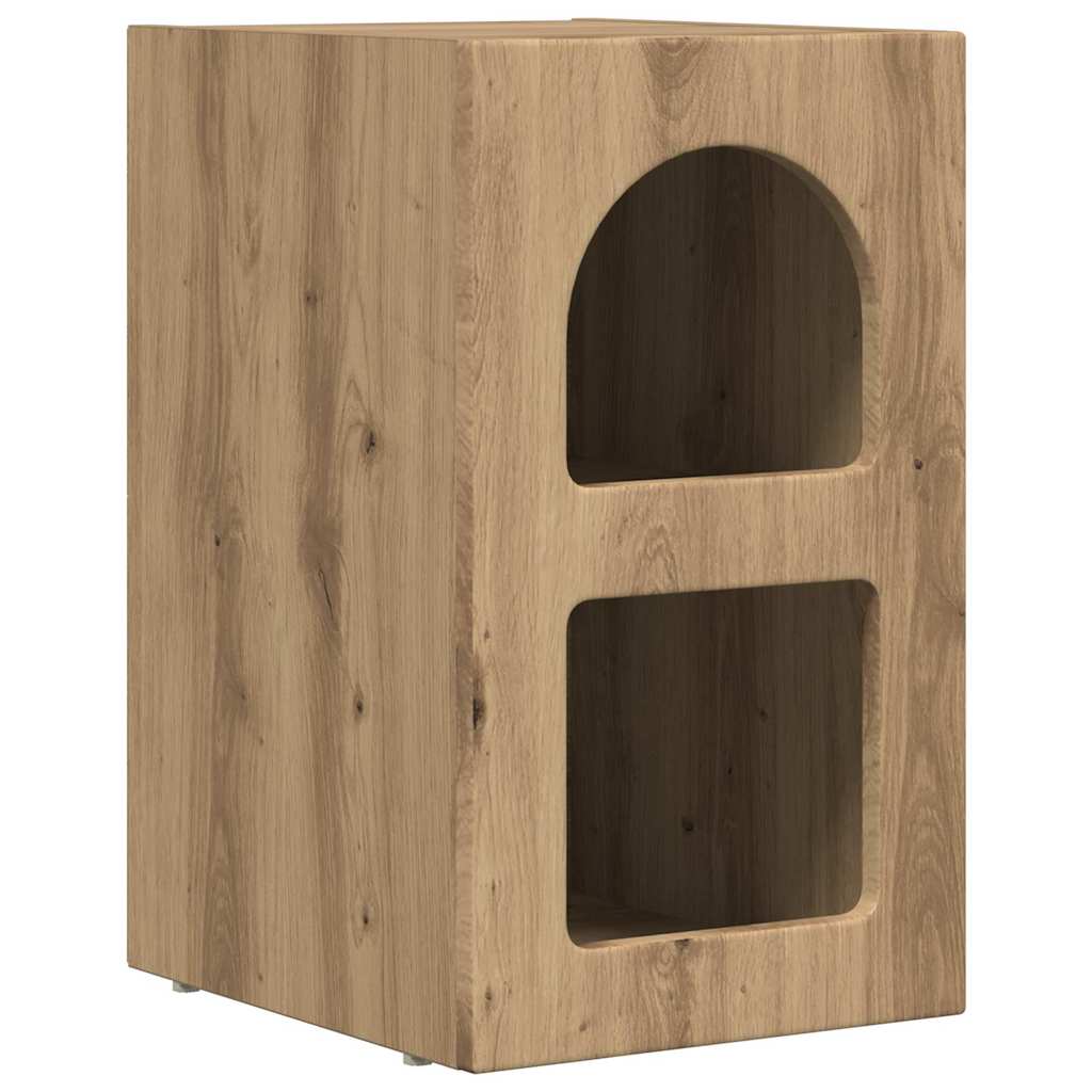 Bedside Table Artisan Oak 29.5 x 33.5 x 50 cm Engineered Wood