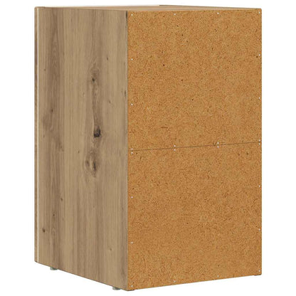 Bedside Table 2 pcs Artisan Oak 29.5 x 33.5 x 50 cm