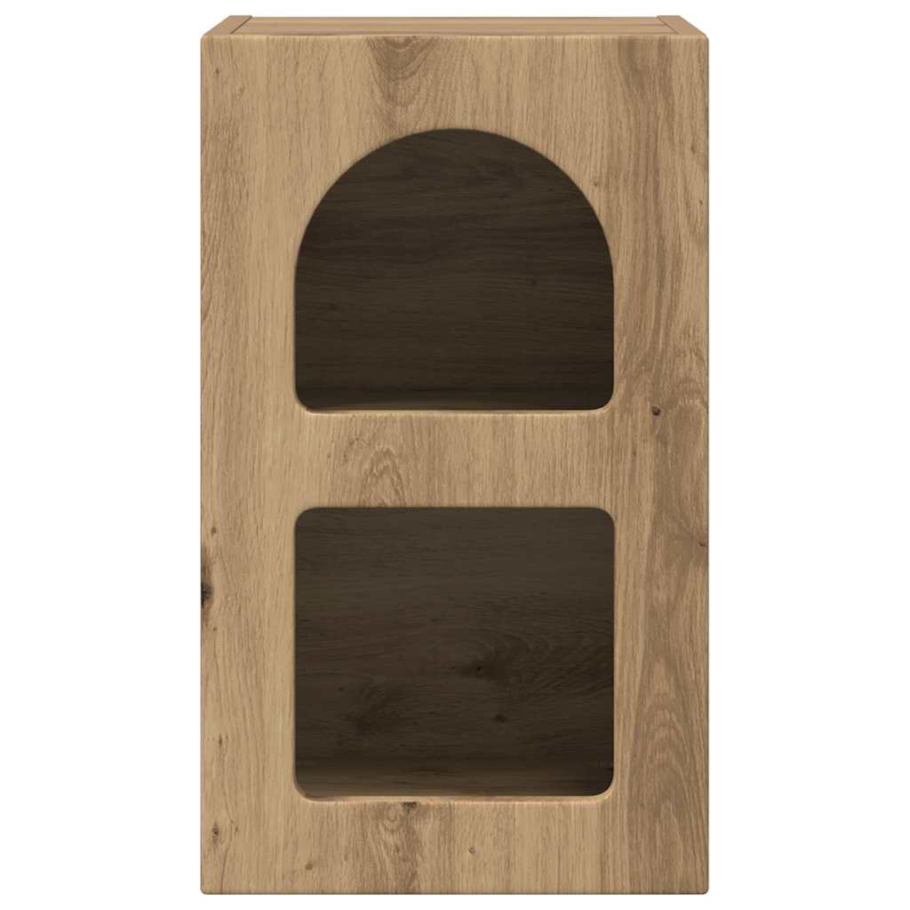 Bedside Table 2 pcs Artisan Oak 29.5 x 33.5 x 50 cm