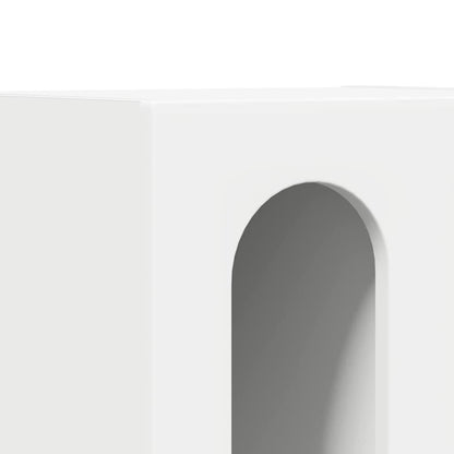Bedside Table 2 pcs White 40 x 35 x 50 cm Engineered Wood