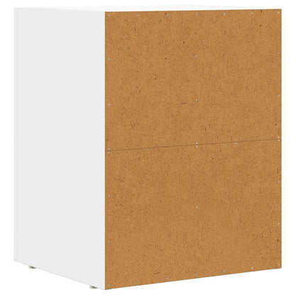 Bedside Table 2 pcs White 40 x 35 x 50 cm Engineered Wood