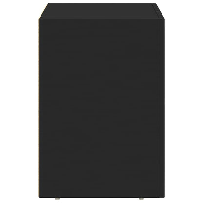 Bedside Table 2 pcs Black 40 x 35 x 50 cm Engineered Wood