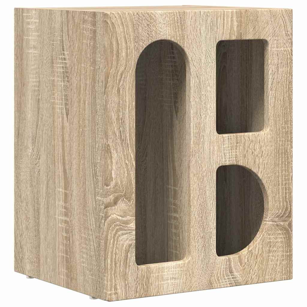 Bedside Table Sonoma Oak 40 x 35 x 50 cm Engineered Wood