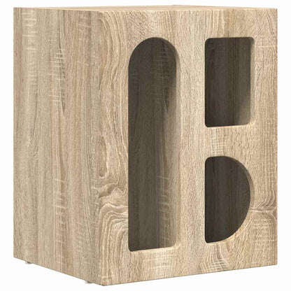 Bedside Table Sonoma Oak 40 x 35 x 50 cm Engineered Wood