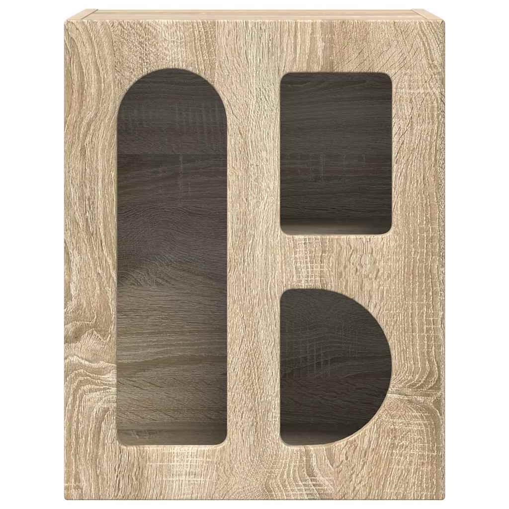 Bedside Table 2 pcs Sonoma Oak 40 x 35 x 50 cm Engineered Wood
