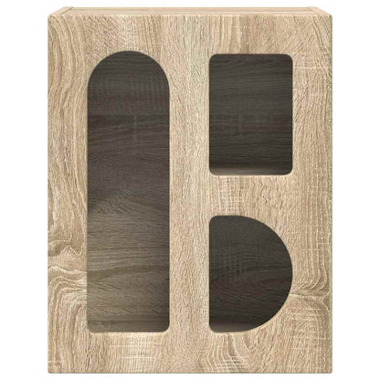 Bedside Table 2 pcs Sonoma Oak 40 x 35 x 50 cm Engineered Wood