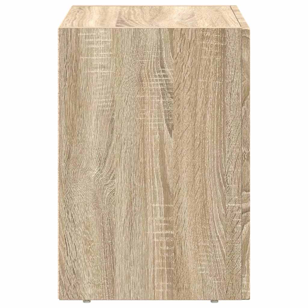 Bedside Table 2 pcs Sonoma Oak 40 x 35 x 50 cm Engineered Wood