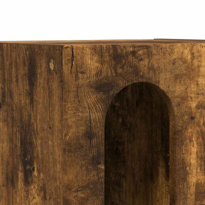 Bedside Table 2 pcs Smoked Oak 40 x 35 x 50 cm Engineered Wood