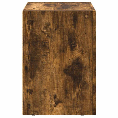 Bedside Table 2 pcs Smoked Oak 40 x 35 x 50 cm Engineered Wood