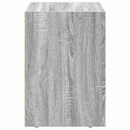 Bedside Table 2 pcs Grey Sonoma 40 x 35 x 50 cm Engineered Wood