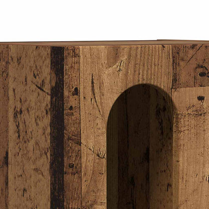 Bedside Table Old Wood 40 x 35 x 50 cm Engineered Wood