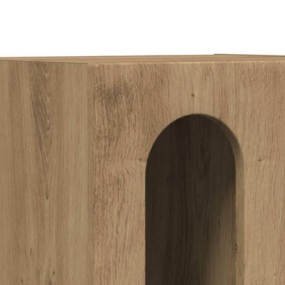 Bedside Table Artisan Oak 40 x 35 x 50 cm Engineered Wood