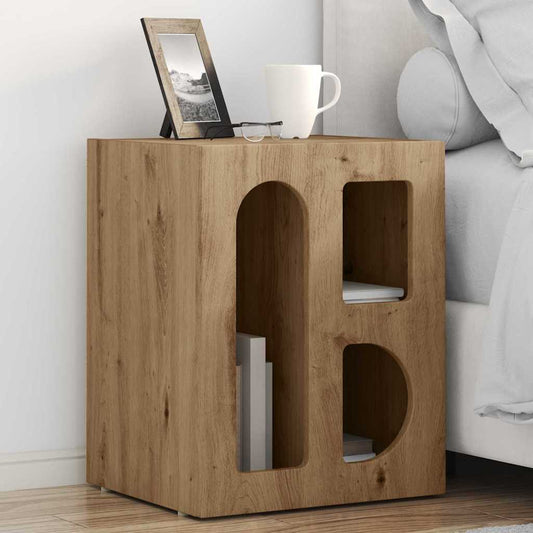 Bedside Table ELST Artisan Oak 40 x 35 x 50 cm Engineered Wood