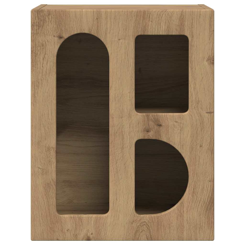 Bedside Table Artisan Oak 40 x 35 x 50 cm Engineered Wood