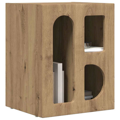 Bedside Table Artisan Oak 40 x 35 x 50 cm Engineered Wood