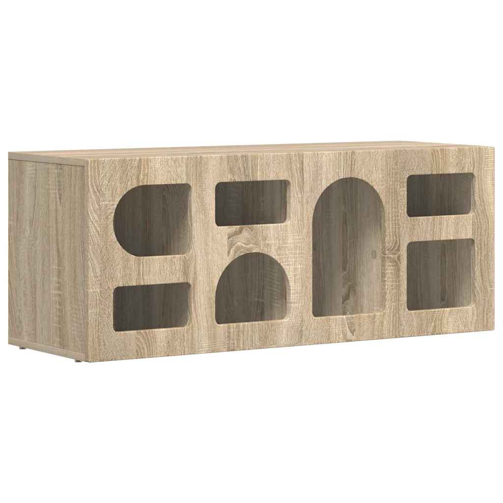 TV Cabinet ELST 100 x 35 x 40 cm Sonoma Oak Engineered Wood