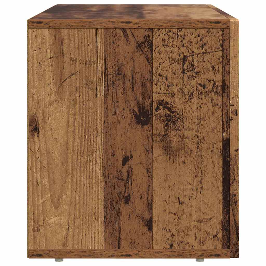 TV Cabinet ELST 80 x 35 x 40 cm Old Wood Engineered Wood