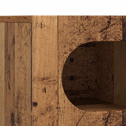 TV Cabinet ELST 60 x 35 x 40 cm Old Wood Engineered Wood