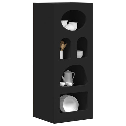 Sideboard ELST Black 40 x 35 x 100.5 cm Engineered Wood