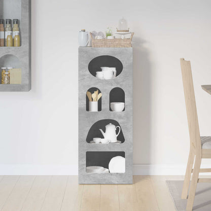 Sideboard ELST Concrete Grey 40 x 35 x 100.5 cm Engineered Wood