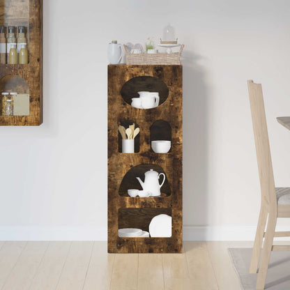 Sideboard ELST Smoked Oak 40 x 35 x 100.5 cm Engineered Wood