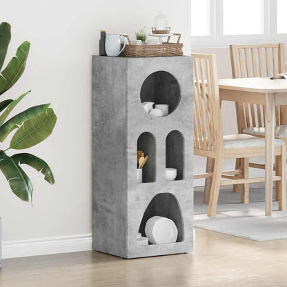 Sideboard ELST Concrete Grey 40 x 35 x 100.5 cm Engineered Wood