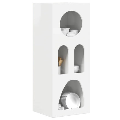 Sideboard ELST High Gloss White 40 x 35 x 100.5 cm