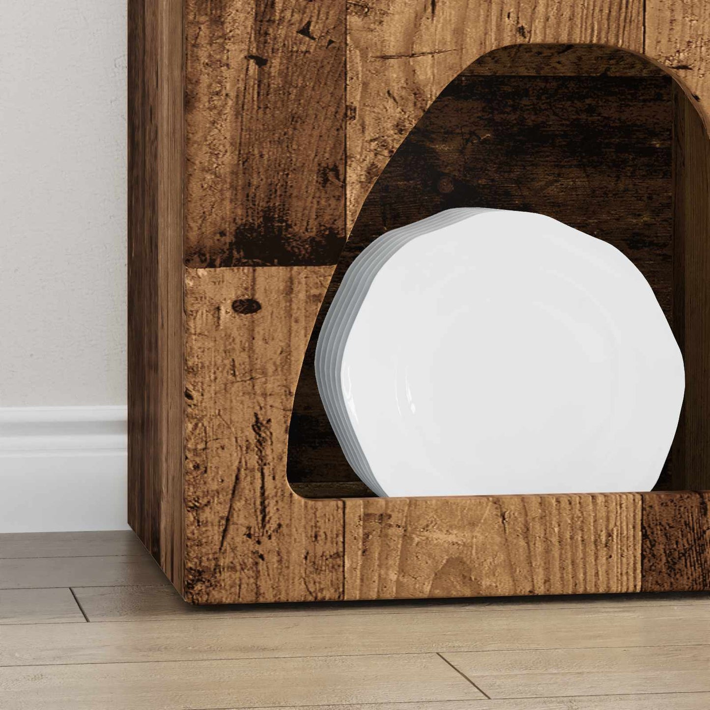 Sideboard ELST Old Wood 40 x 35 x 100.5 cm Engineered Wood