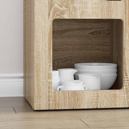 Sideboard ELST Sonoma Oak 59 x 35 x 80.5 cm Engineered Wood