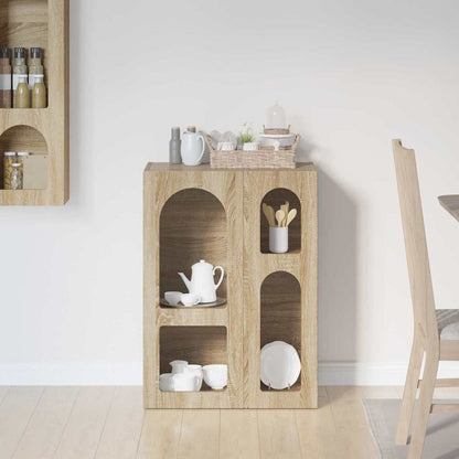 Sideboard ELST Sonoma Oak 59 x 35 x 80.5 cm Engineered Wood
