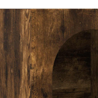 Sideboard ELST Smoked Oak 59 x 35 x 80.5 cm Engineered Wood
