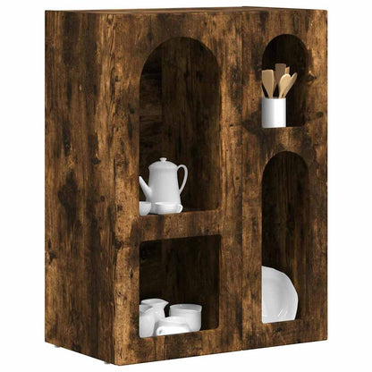 Sideboard ELST Smoked Oak 59 x 35 x 80.5 cm Engineered Wood