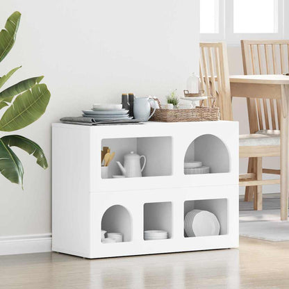 Sideboard ELST White 80.5 x 35 x 59 cm Engineered Wood