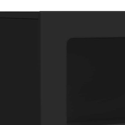 Sideboard ELST Black 80.5 x 35 x 59 cm Engineered Wood