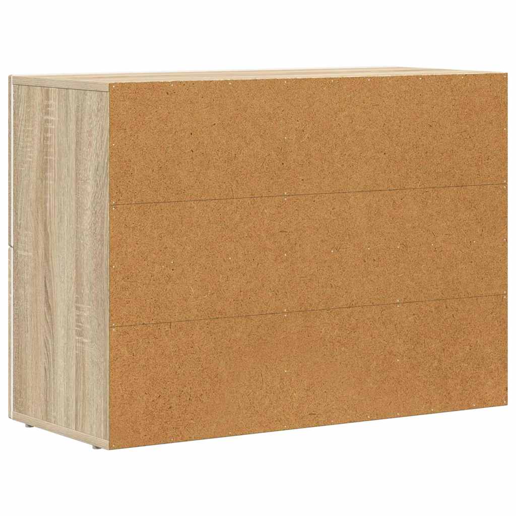 Sideboard ELST Sonoma Oak 80.5 x 35 x 59 cm Engineered Wood