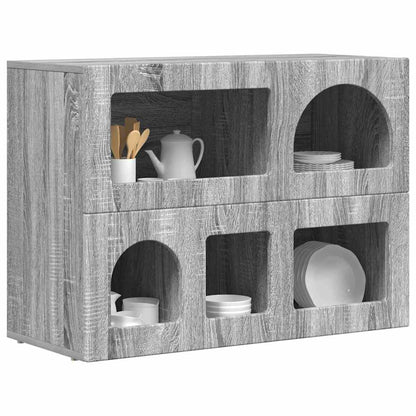 Sideboard ELST Grey Sonoma 80.5 x 35 x 59 cm Engineered Wood