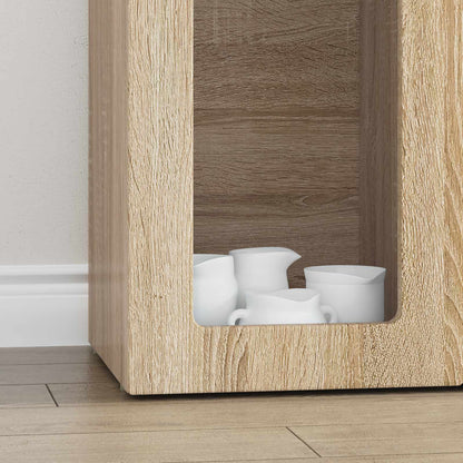 Sideboard ELST Sonoma Oak 59 x 35 x 100.5 cm Engineered Wood