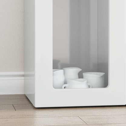 Sideboard ELST High Gloss White 59 x 35 x 100.5 cm