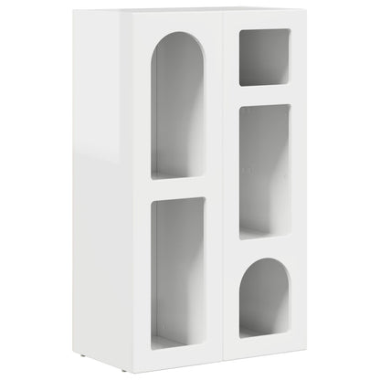 Sideboard ELST High Gloss White 59 x 35 x 100.5 cm