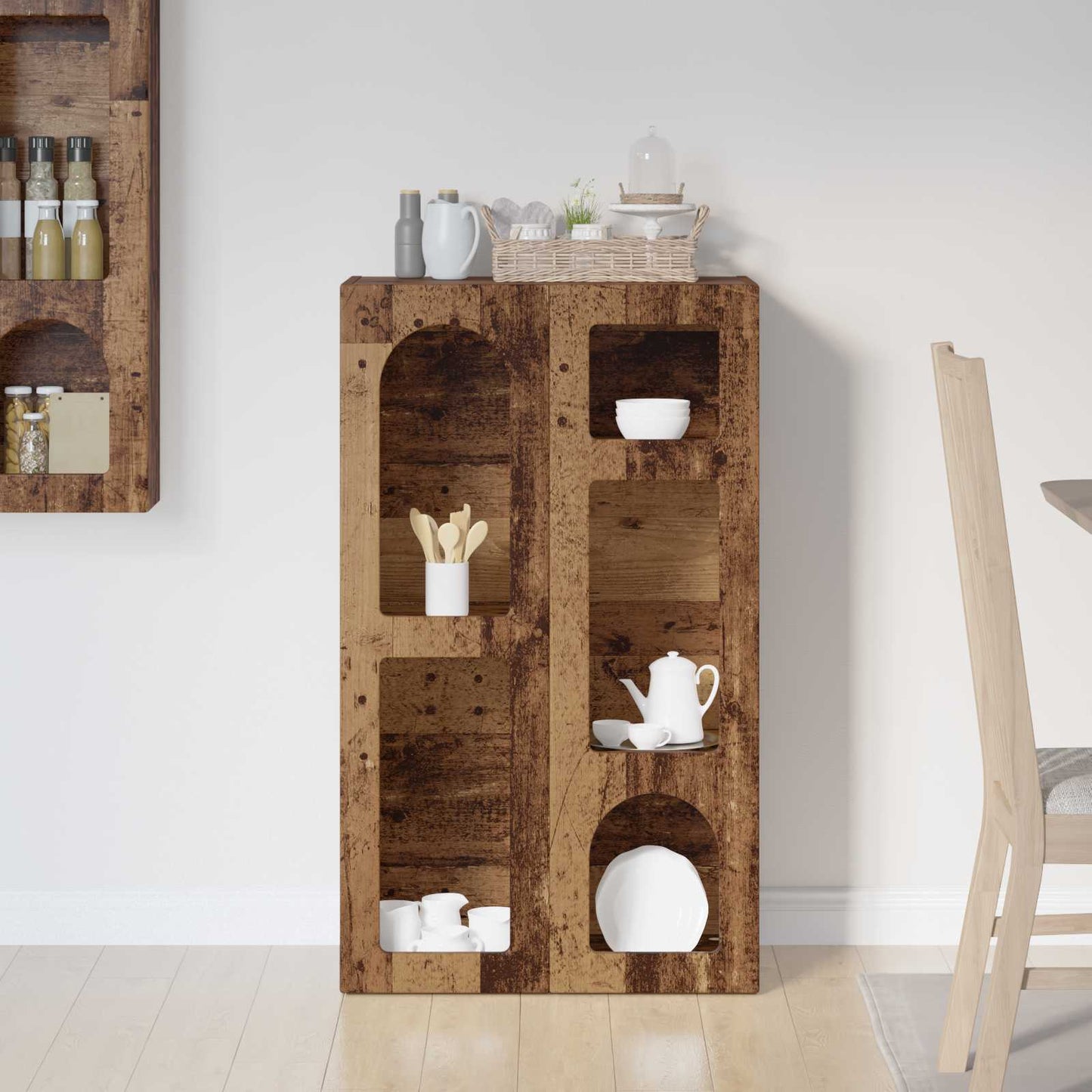 Sideboard ELST Old Wood 59 x 35 x 100.5 cm Engineered Wood
