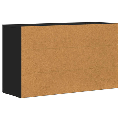Sideboard ELST Black 100 x 35 x 59 cm Engineered Wood