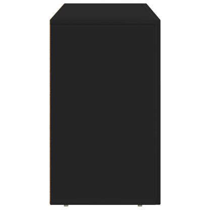 Sideboard ELST Black 100 x 35 x 59 cm Engineered Wood