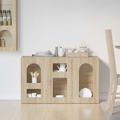 Sideboard ELST Sonoma Oak 100 x 35 x 59 cm Engineered Wood