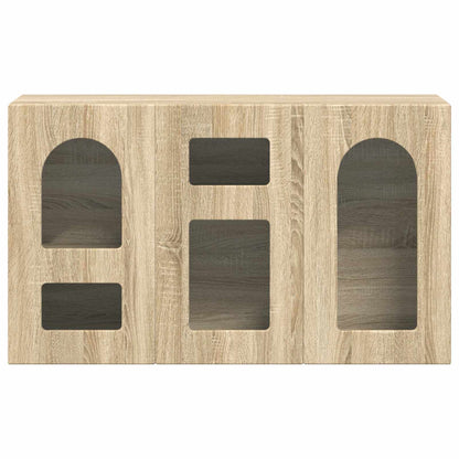 Sideboard ELST Sonoma Oak 100 x 35 x 59 cm Engineered Wood
