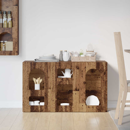 Sideboard ELST Old Wood 100 x 35 x 59 cm Engineered Wood