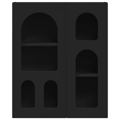 Hanging Cabinet ELST Black 59 x 20 x 71.5 cm Engineered Wood