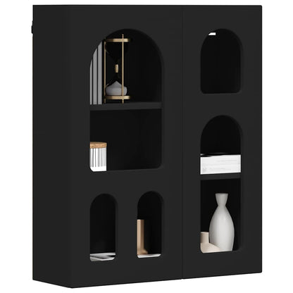 Hanging Cabinet ELST Black 59 x 20 x 71.5 cm Engineered Wood