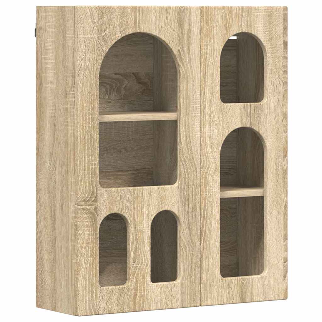 Hanging Cabinet with Shelf ELST Sonoma Oak 59 x 20 x 71.5 cm