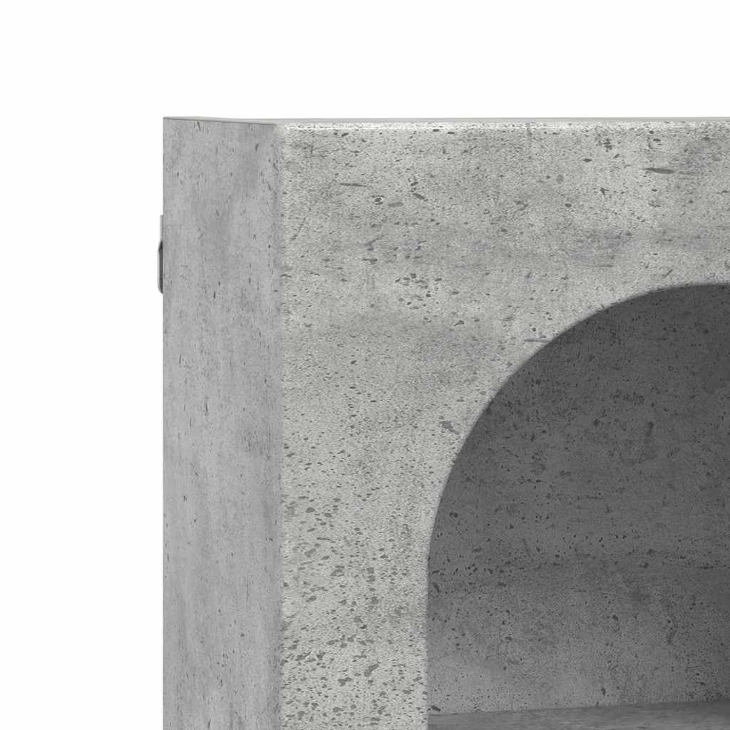 Hanging Cabinet with Shelf ELST Concrete Grey 59 x 20 x 71.5 cm