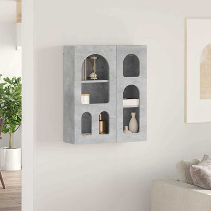 Hanging Cabinet with Shelf ELST Concrete Grey 59 x 20 x 71.5 cm